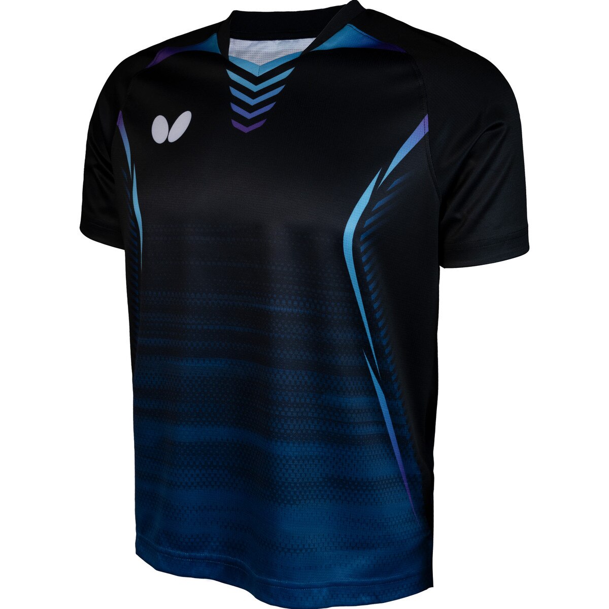 Butterfly Playce Shirt - Blue Angled